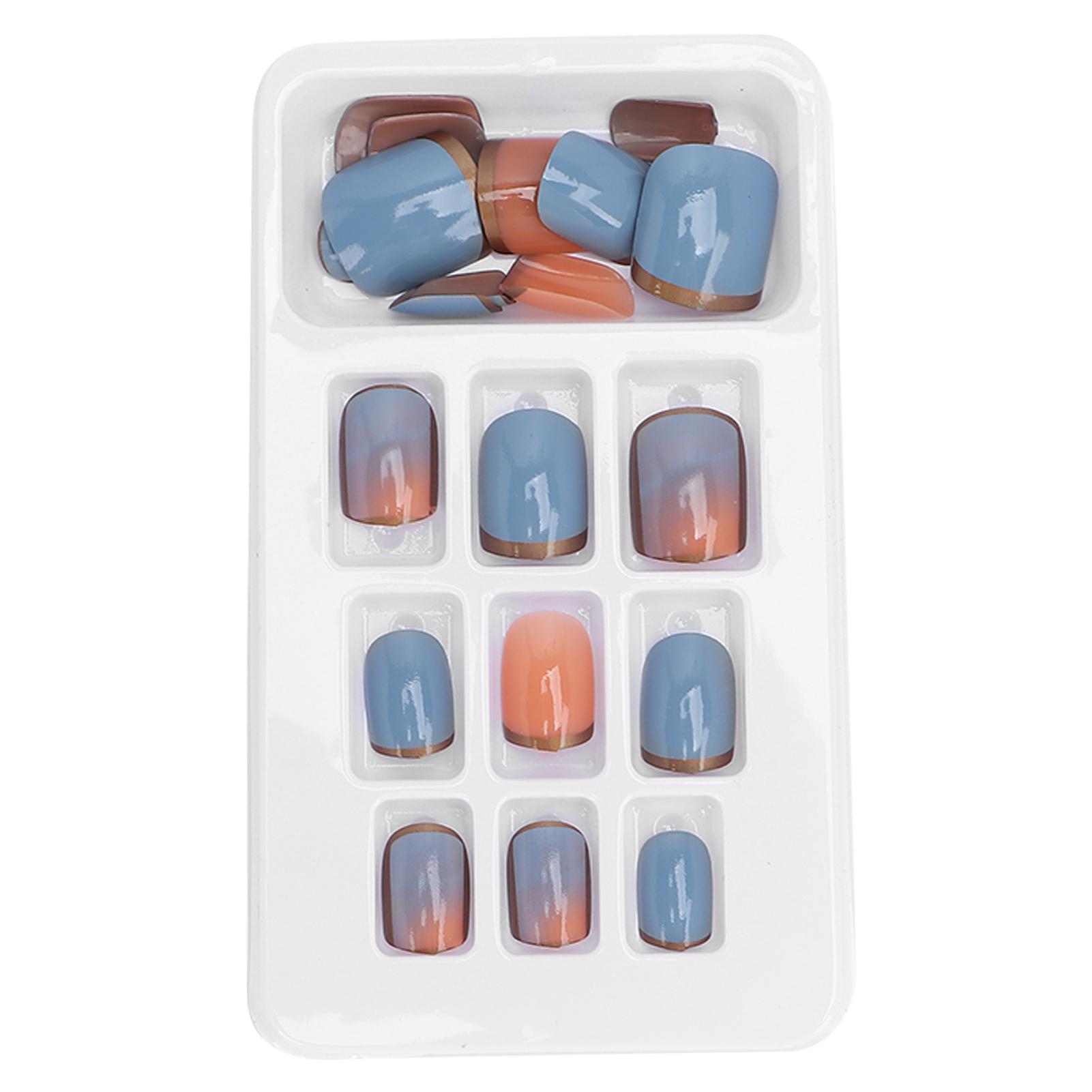 

24pcs False Nails Full Cover Press On Fake Nails Tips Coffin Fake Nails for WomenP131