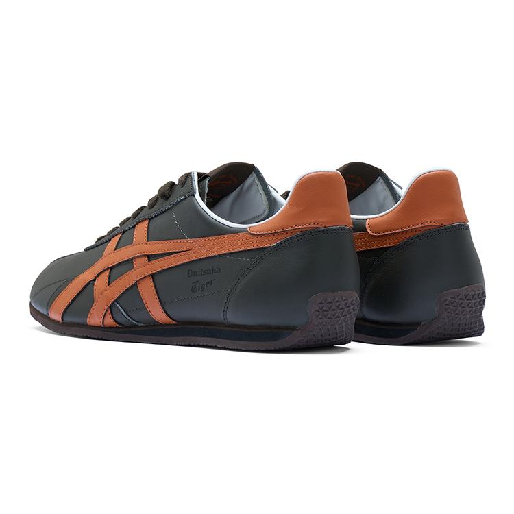ONITSUKA TIGER Runspark Abrasion Resistant Low Top Casual Shoes Unisex Black Brown Sneakers 1183C442-200