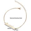 Stainless Steel Bracelet with Scenic Pendant - Fashion for INS Girls