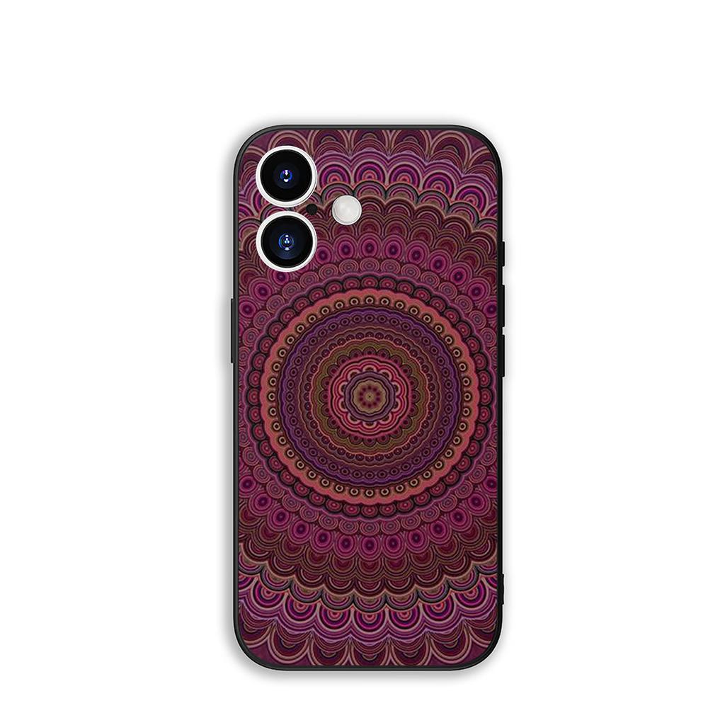 for Samsung Galaxy S25 S23 S22 S24 FE Ultra Plus A56 A05 A06 A15 A16 A57 S7 Edge Case Floral Paisley Texture Mandala Flower