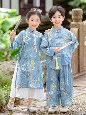 Dětský jarní a podzimní set Hanfu 2025: Nový národní trend Kostým Tang Suit na Svátek středu podzimu