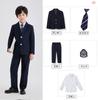 Clothing School Uniform Blazer Set for Elementary School Boys Halloween Cosplay Fashion Jacket for School Festival Navy 120 [Qichenk] Children's - -