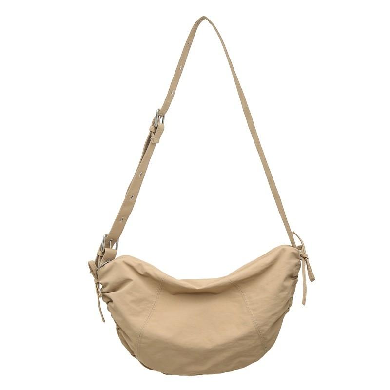 Nylon Duffle Bag For Women With Zipper Pocket And Casual Style