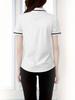 Classic Women's White Office Shirts with Contrasting Collars and Cuffs - European, American, Japanese, Korean Styles