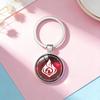 Genshin Impact Vision Keychain, Anime Time Gem Pendant Key Ring Wholesale