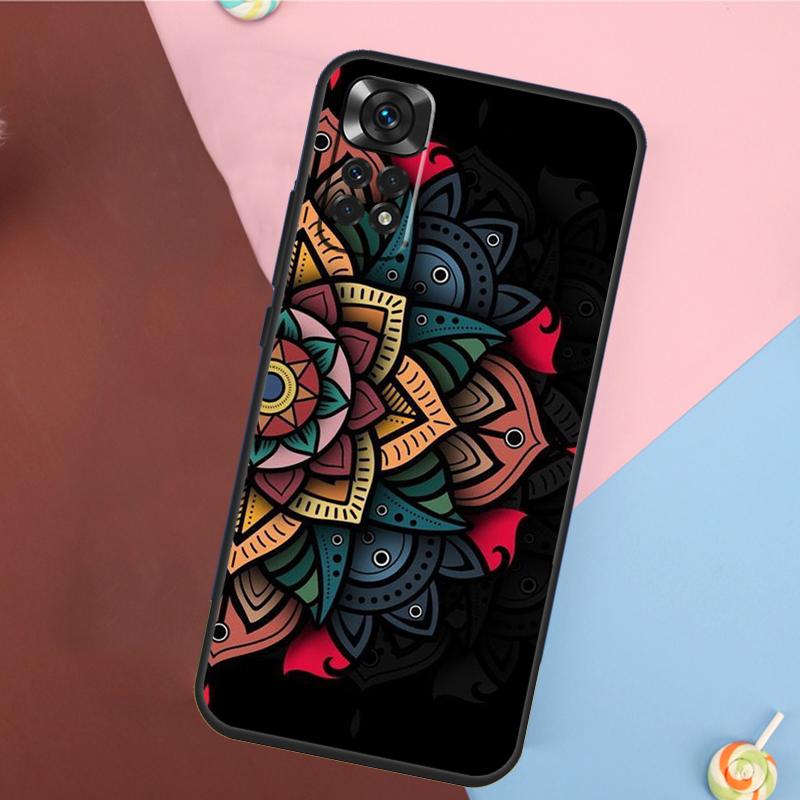 Mandala Cover For Xiaomi Redmi Note 14 13 12 9 10 11 Pro 9S 10S 11S 12S Redmi 14C 10C 12C 13C Case
