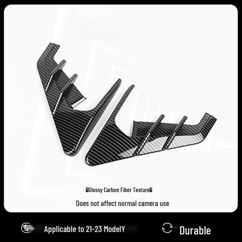 Tesla Model 3/Y Fender Camera Carbon Fiber Side Cover Sticker
