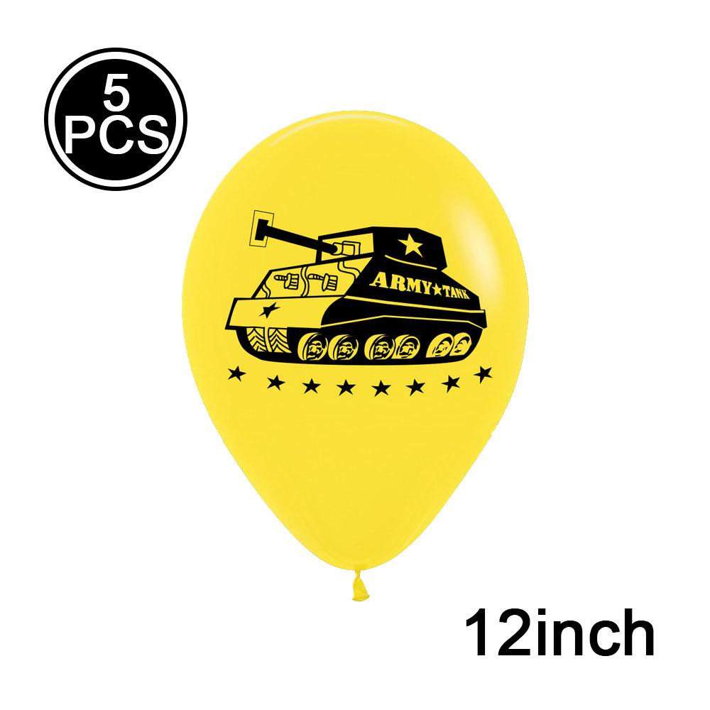Military Camouflage Balloon Set Metal Latex Balloon Children's Birthday Camouflage Party Background Decoration Photo Taking