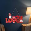 Sweet Love Door Pendant Exquisite Love Wall Hanging Valentine's Day Hanging  Background Prop