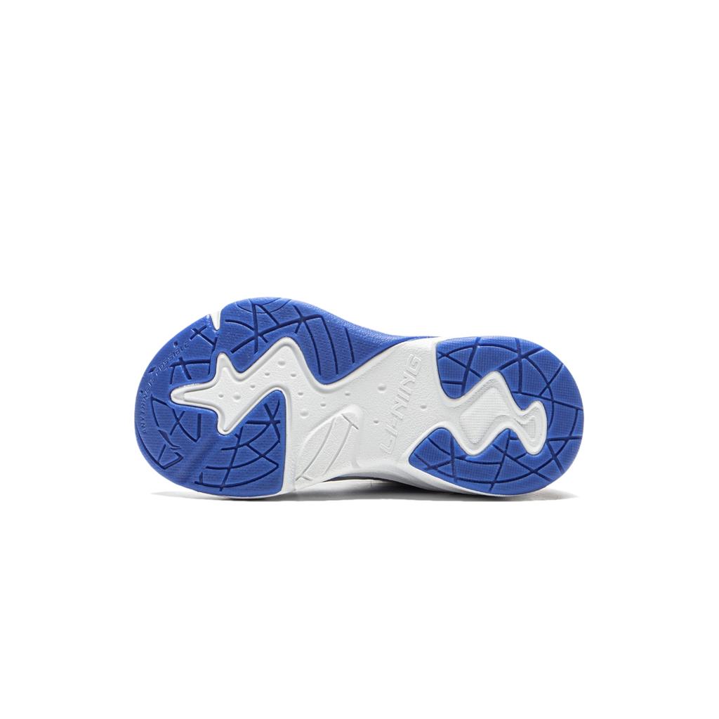 Li Ning Kinder Logo Color Block Low Top Freizeitschuhe Kinder Sneaker Blau YKNU072-3