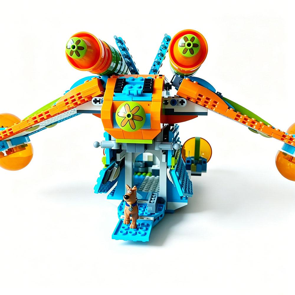 MOC Creative Plan Transport Aircraft Republic Dropship Gunship Building Blocks Bricks Toys Birthday Adult Festival Party Gifts