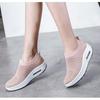 Autumn new rocking shoes elastic socks mouth fly-woven shoes air cushion shoes lazy casual shoes