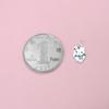 S999 Sterling Silver Cartoon Kitty Pendant Charm for DIY Bracelet Necklace Jewelry with Braided Rope Accessories