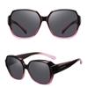 Set Of Glasses One High-End Sunglasses Women'S Myopia Polarized Sunglasses Tr Blue Film Glasses