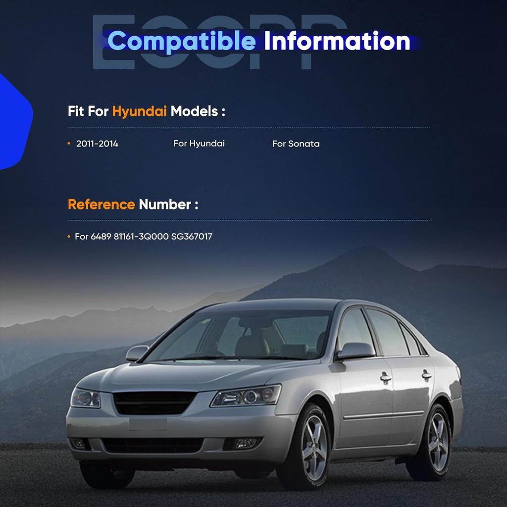 ECCPP Lift Support Front Hood Struts Gas Springs For Hyundai Sonata 2011-2014 Compatible With 6489 Strut Set Of 2