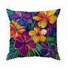 1 Stück Sommerblumen Kissenbezüge Polyester Kissenbezug Für Zuhause Sofa Stuhl Bett Auto Party Tischdekoration