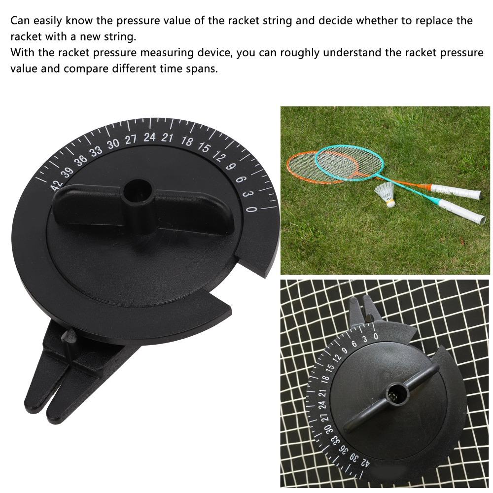 LBS Scale Badminton Tension Tester ABS Pressure Calibrator Racket String Meter String Maintenance
