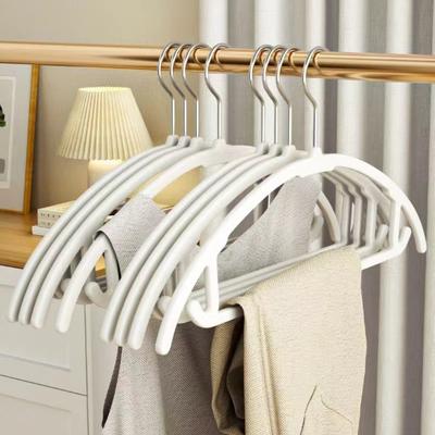 10pcs Non-Slip Hanger Shoulder Horn Resistant Corrugated Round Hanger