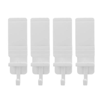 4Pcs Bathroom Hook Good Stickiness Waterproof Anti Slip Large Utility Hooks for Kitchens Living Rooms Bathrooms Bedrooms