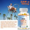 SAM-e Doppia Forza 400mg - Salute del Fegato, Disintossicazione Corporea, Alleviare il Dolore Articolare