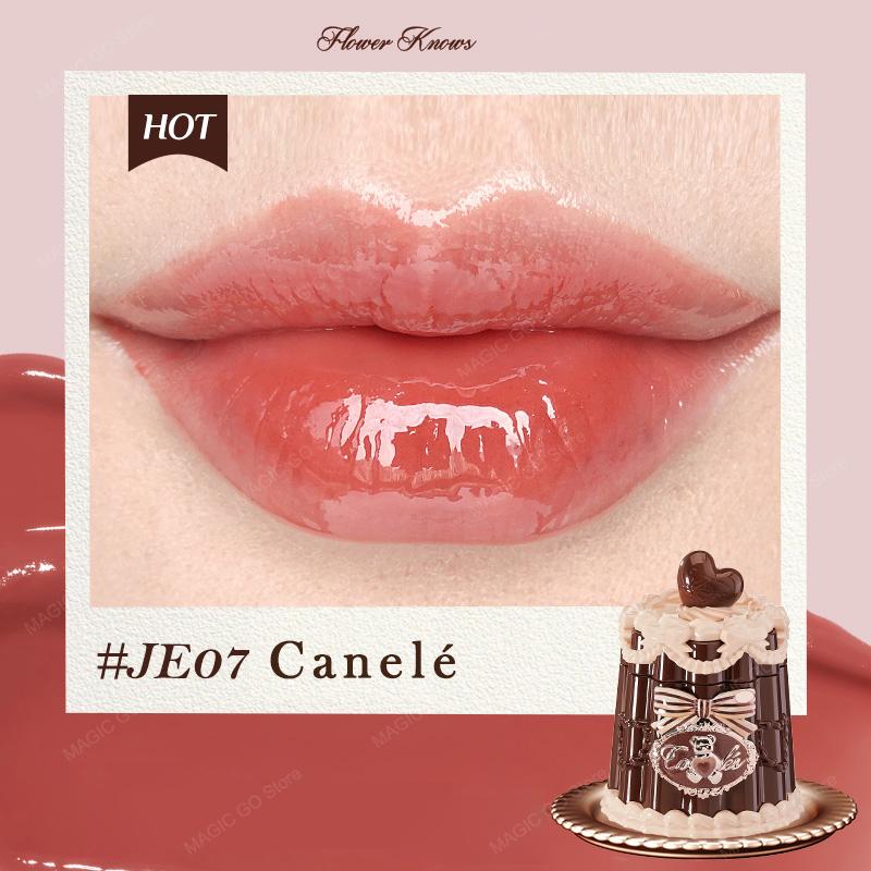 Flower Knows Sweetie Bear Hydrating Glossy Lip Tint Moisturizing Long Lasting Non-Sticky Vegan Lip Gloss for Smooth Moist Lips