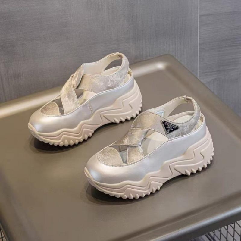 Summer new bag head hollow sports sandals women's versatile thick-soled fashion casual breathable sandals women