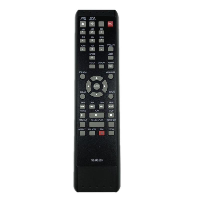 

Plastic Replacement Remote For Recorder D-R410 D-R410KU Long Lasting Remote Controller Easy Setup Black 1