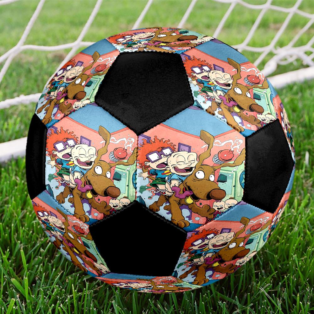 Ballon de Football Rugrats Taille 5, Convient pour les Matchs en Intérieur et en Extérieur, un Cadeau Convient à Tous.