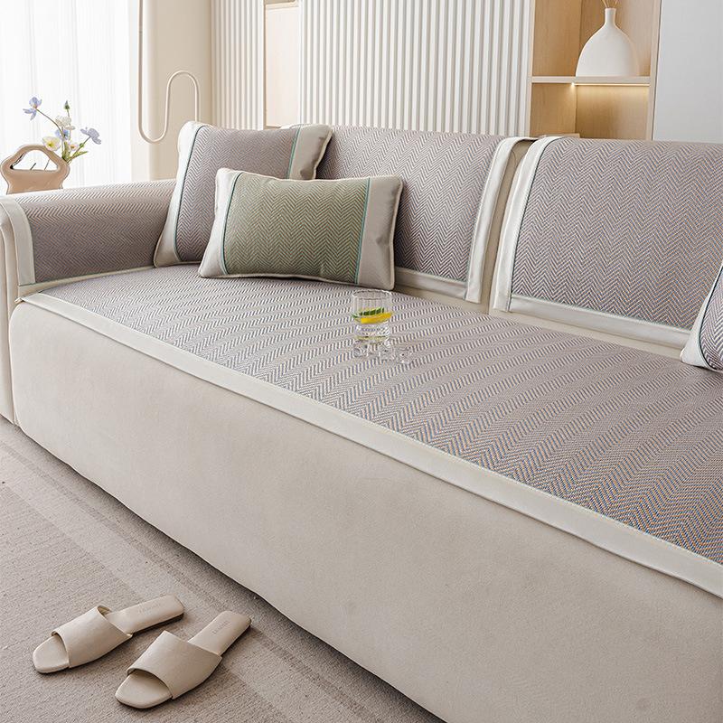 Summer Summer Rattan Mat Sofa Cushion Non-Slip Advanced Seat Cushion  New Sofa Cover Cover Cloth Towel