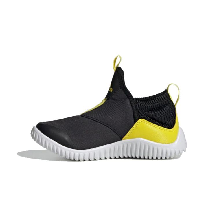 

Adidas RapidaZen J Black Yellow Детские кроссовки Core-Black Shock-Yellow Footwear-White EF9398