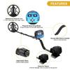 MD910B Metal Detector Underground Professional Depth gool Search Finder Gold Detector Treasure Detecting Pinpointer Waterproof
