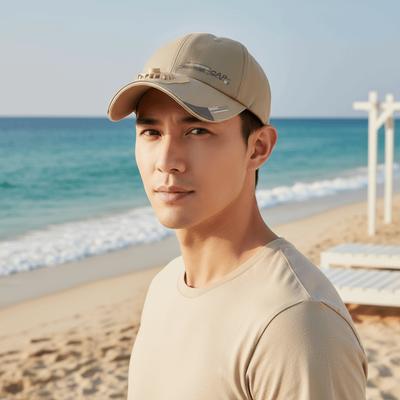 Adjustable Baseball Cap with Fan Long-lasting Anti-collapse Cooling Peaked Cap Sport