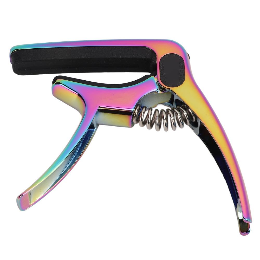 Colorful Metal Guitar Capo Metal Material Stringed Instrument Accessories For Guitar