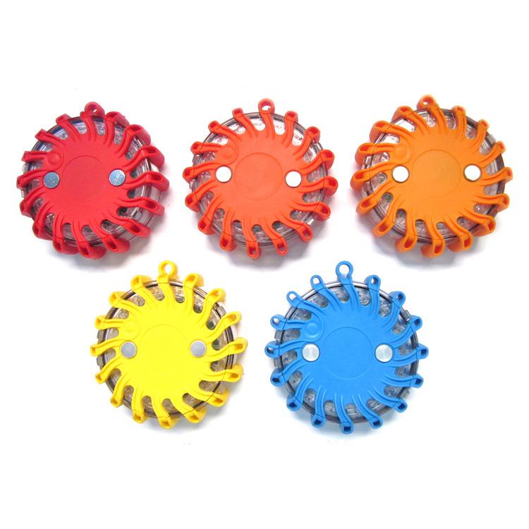 LED Multi-Functional Traffic Barrier Warning Light (Red, Blue, Yellow)