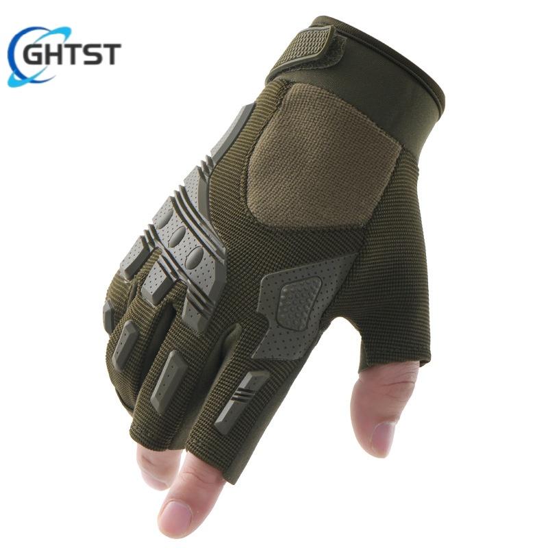 New Fingerless Tactical Gloves Men Women Cycling Half Finger Fitness Gloves Anti-slip Male Outdoor Sports Tactical Gloves