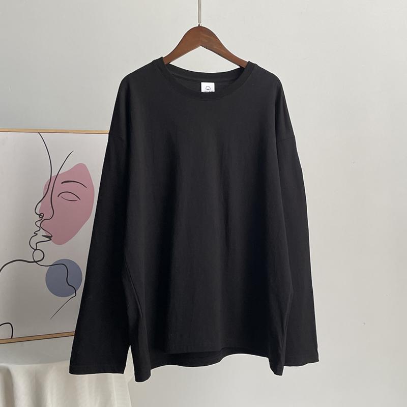 Hirsionsan Basic O-neck 100% Cotton T Shirt Women Loose Oversized Pullover Chic Cusual Tees Female Tops Girl Clothing 16 Colors
