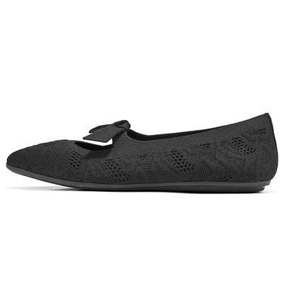 Cleo Point Comfortable Versatile Casual Flats Women Flats Black 159103-BLK