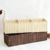 Handmade Paper Rope Storage Box, Toilet Tank Top Tissue Box Rack, Bathroom Storage Basket, Cosmetics Storage, Storage Box