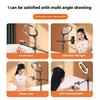 Overhead Phone Mount, Flexible Arm Cellphone Holder Adjustable Phone Stand for Live Streaming, Video Recording