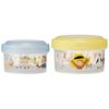 Skater Round Storage Container Set of 2 S 230ml /M 400ml Curious George ZOO RFC2SAG