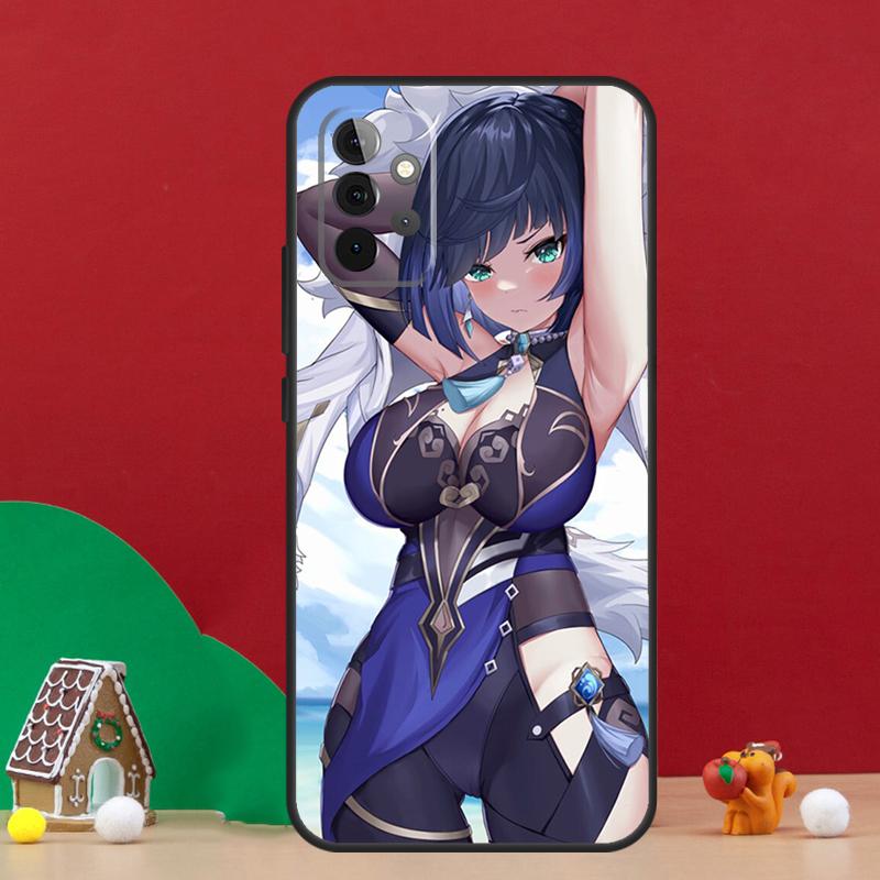 Genshin Impact Yelan Case For Samsung Galaxy A55 A52 A32 A12 A33 A06 A16 A26 A36 A56 A15 A53 A13 A34 A54 A14 A17