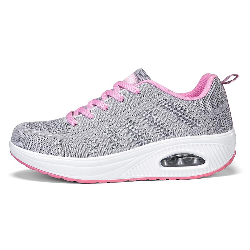 All-season Women's Chunky Sneakers, Athletic Shoes, Fashionable Casual Shoes Plus Size Thick-soled Height-increasing Women's Shoes