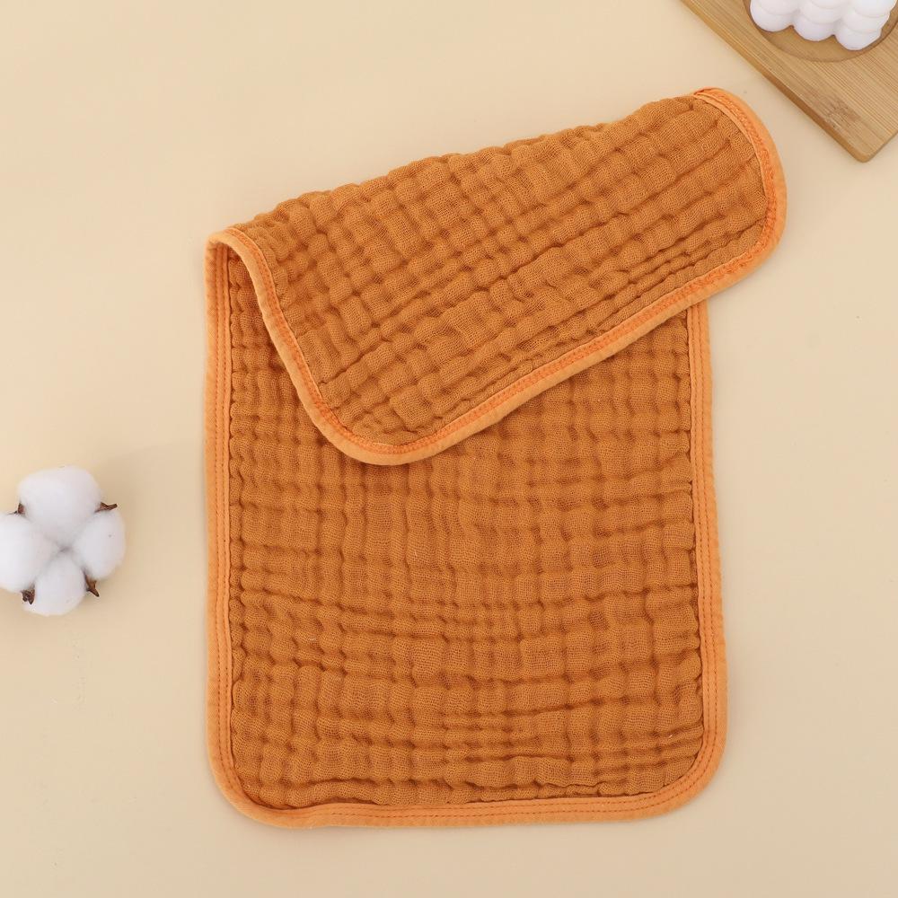 

Муслиновые пеленки для отрыжки - 25x50см Чистый хлопок, Шестислойные однотонные марлевые полотенца для младенцев