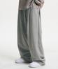 Mubeun Essential One-Pleat Wide Sweatpants Gray