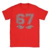 Men's Funny 67 Meme T Shirt  Cotton Clothing Novelty Short Sleeve Round Collar Tees Plus Size T-Shirt