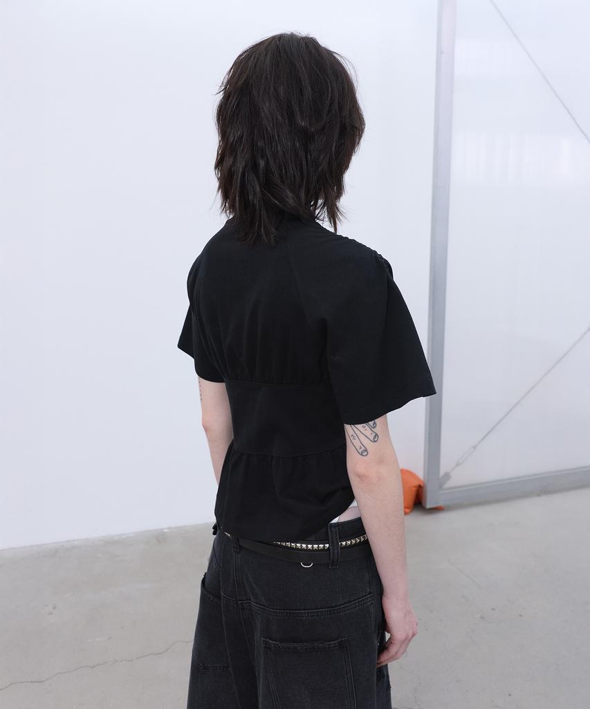 LCDC™ Shirring T-Shirt (Black)