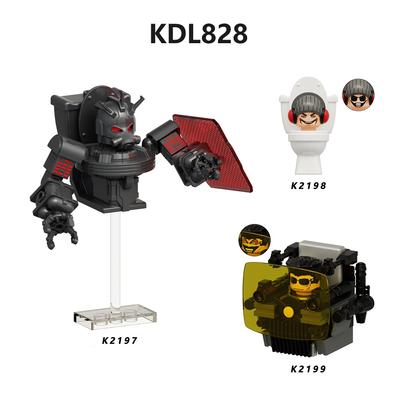K2197 Juego Dibujos animados Accesorios Ladrillos Colección Bloques de construcción educativos Modelo Regalo de Navidad Juguetes para niños