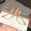 Anti Blue Light Korean Style Round Reading Glasses Computer Frames Alloy Women Prebyopia Spectacles Eyeglasses 0 -1.5 -2 -2.5 -3