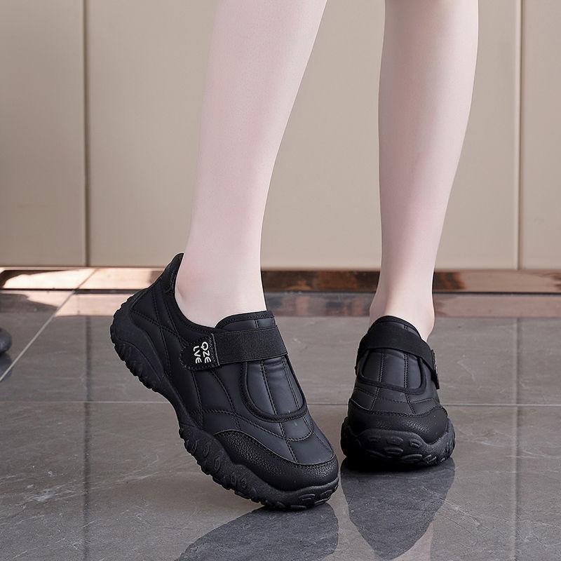 Retro German training shoes women's spring and autumn new lightweight Velcro single shoes sports and leisure shoes women