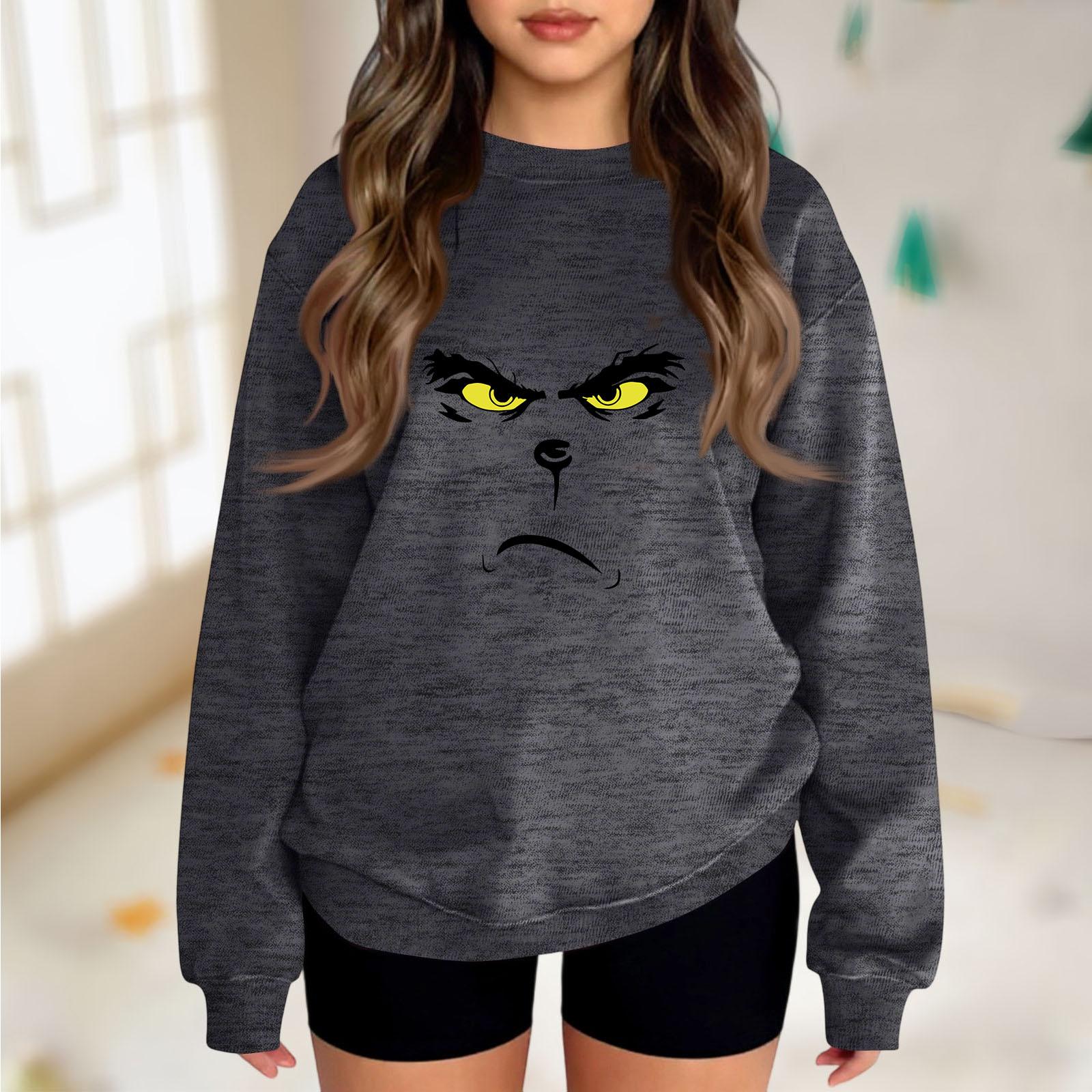 

Детская толстовка с капюшоном для мальчиков и девочек, модная толстовка с длинными рукавами и принтом 140